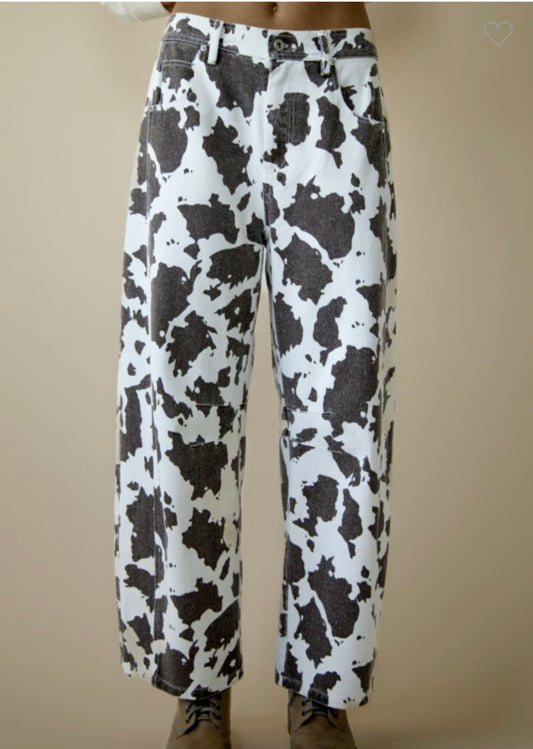 COW BARREL JEANS